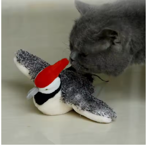 Oiseau Interactif Gazouillant pour Chats