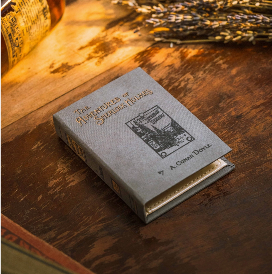 Portefeuille style livre