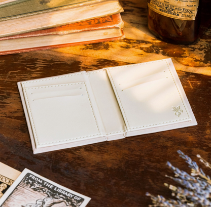 Portefeuille style livre