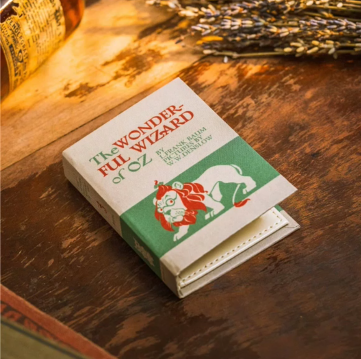 Portefeuille style livre