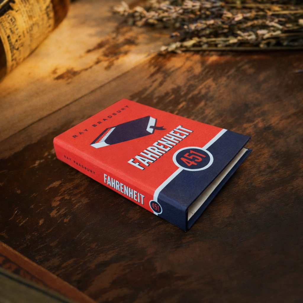 Portefeuille style livre