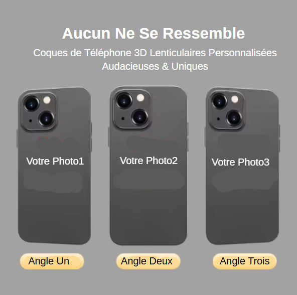 Coque iPhone 3D Lenticulaire